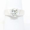 Picture of 14k White Gold Solitaire Diamond Ring