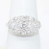 Picture of 14k White Gold Diamond Cluster Ring