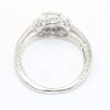 Picture of 14k White Gold Brilliant Diamond & Sapphire Halo Ring
