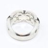 Picture of 18k White Gold Diamond Chain Link Ring