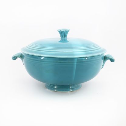 Picture of Fiesta Turquoise (Older) Covered Casserole