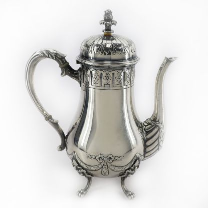 Picture of English Georgian Era Silver Coffee Pot
