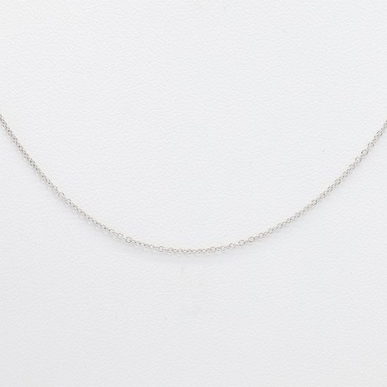 Picture of 14k White Gold Thin Necklace
