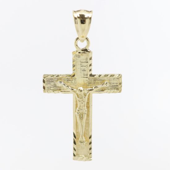 Picture of 14k Yellow Gold Crucifix Pendant