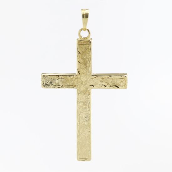 Picture of 14k Yellow Gold Cross Pendant