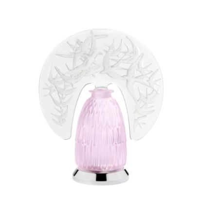 Picture of Swallows Wireless Lamp, Pink Luster