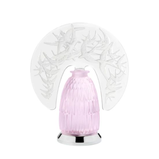 Picture of Swallows Wireless Lamp, Pink Luster