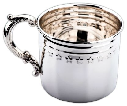 Picture of Stars & Stripes Sterling Silver Baby Cup