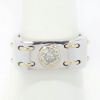Picture of 14k Two Tone Gold Diamond Band
