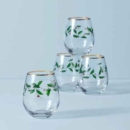 Picture of New Stemless Wine Glasses, Set of 4