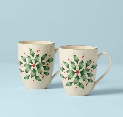 Picture of New 2-Piece Holly Mug Set