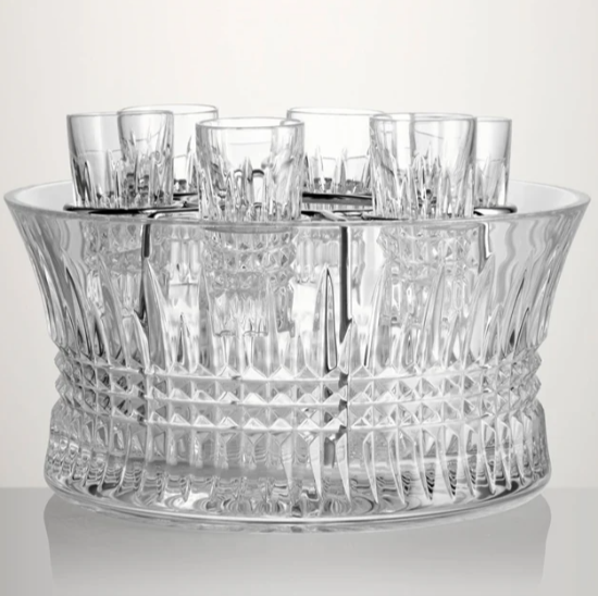Picture of New Vodka Set with Chill Bowl, Shot Glasses & Silver Insert