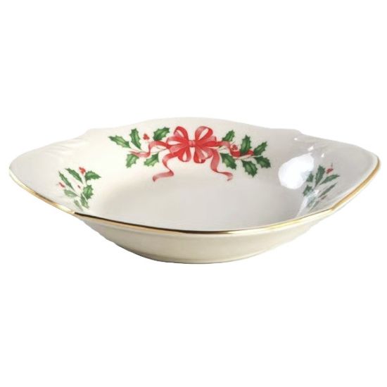 Picture of Red Ribbon Accent Candy Dish