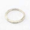 Picture of Antique 18k White Gold Wedding Band with Ornate Detailing