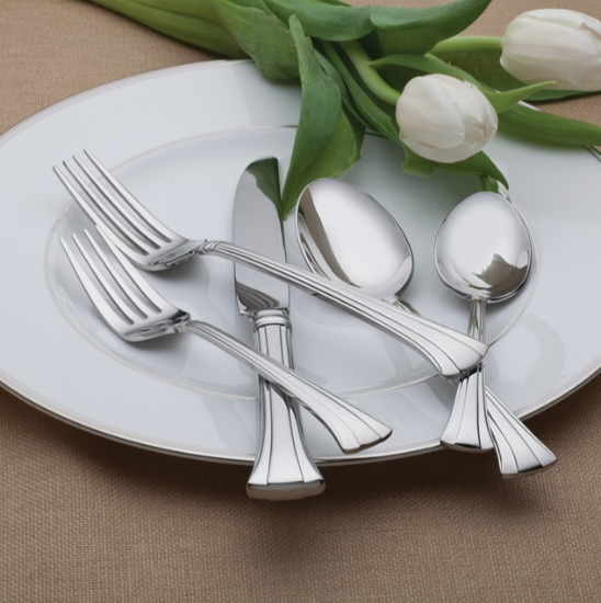 Picture of New Mont Clare Stainless 65-Piece Flatware Set