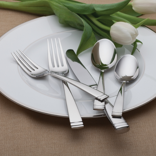 Picture of New Stainless 65-Piece Flatware Set