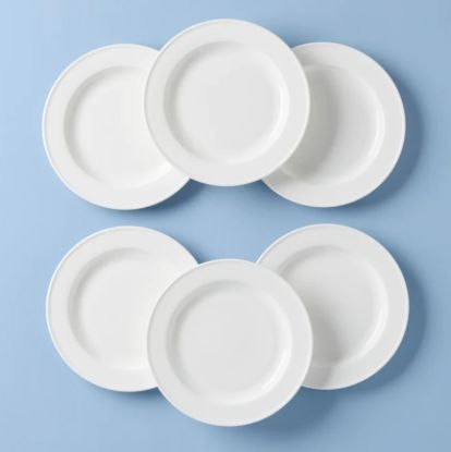 Picture of New Set of 6 Accent Plates, Rimmed