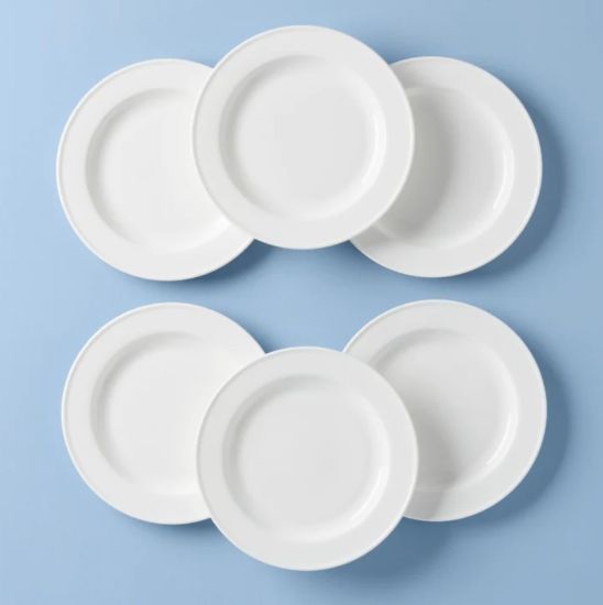 Picture of New Set of 6 Accent Plates, Rimmed