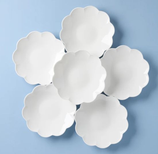 Picture of New Set of 6 Dinner Plates, Scallop