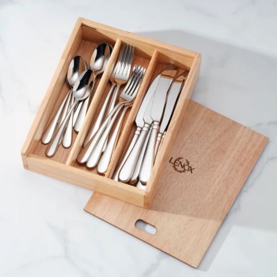 Picture of New 24-Piece Flatware Set with Caddy