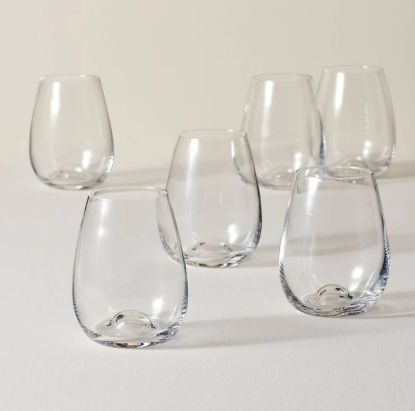 Picture of New All-Purpose Stemless Wine Glasses, Set of 6