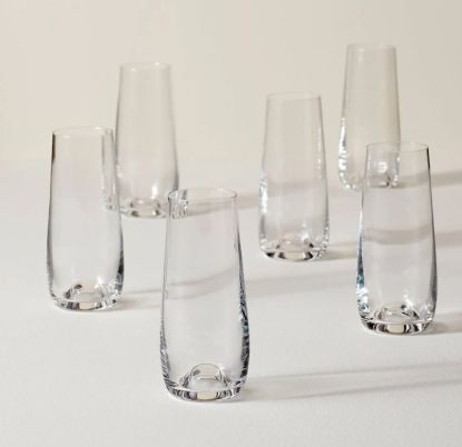 Picture of New Stemless Champagne Flutes, Set of 6