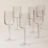 Picture of New Straight Sided White Wine Glasses, Set of 6