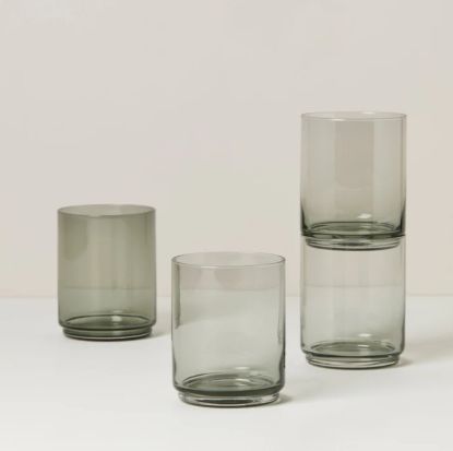 Picture of New Tall Smoke Glasses, Set of 4