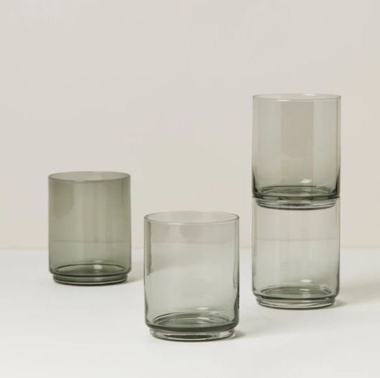Picture of New Tall Smoke Glasses, Set of 4
