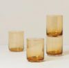 Picture of New Tall Amber Glasses, Set of 4