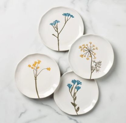 Picture of New Set of 4 Tidbit Plates