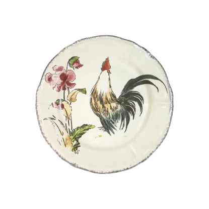 Picture of Dessert Plate 'Strutting Rooster'