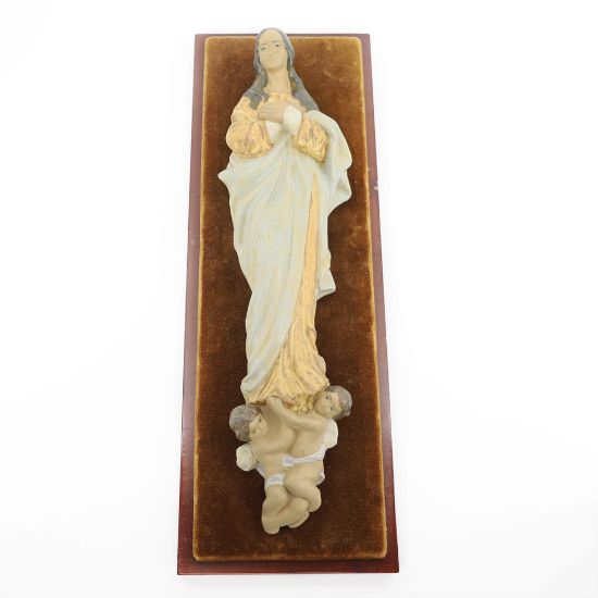 Picture of Lladro Gres Holy Virgin Wall Plaque