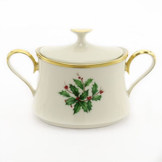 Picture of Oval Sugar Bowl with Lid
