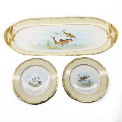 Picture of French Porcelain Fish Set