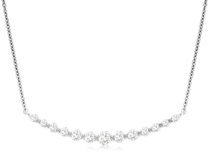 Picture of 14k White Gold Diamond Necklace