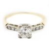 Picture of Antique 14k Gold & Old European Cut Diamond Engagement Ring