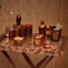 Picture of New Set of 4 Double Old Fashioned Glasses, Amber