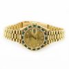 Picture of 18k Yellow Gold Emerald & Diamond Ladies Datejust