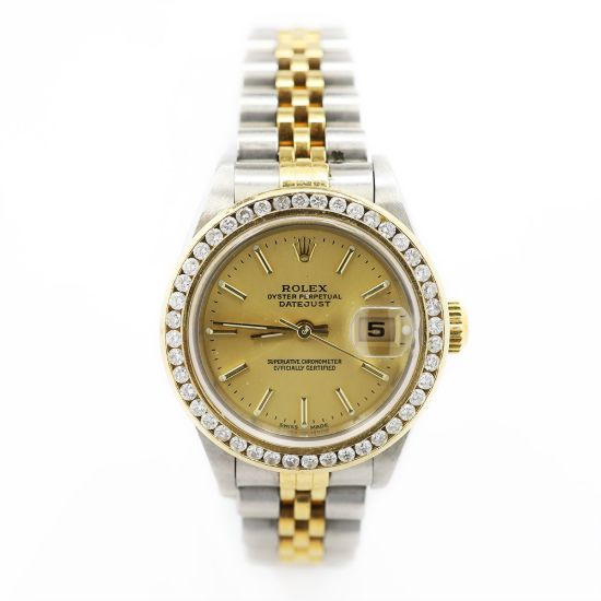 Picture of Stainless Steel & 18K Yellow Gold Ladies Rolex Watch