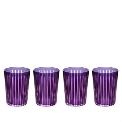 Picture of New Set of 4 Highball Glasses, Purple