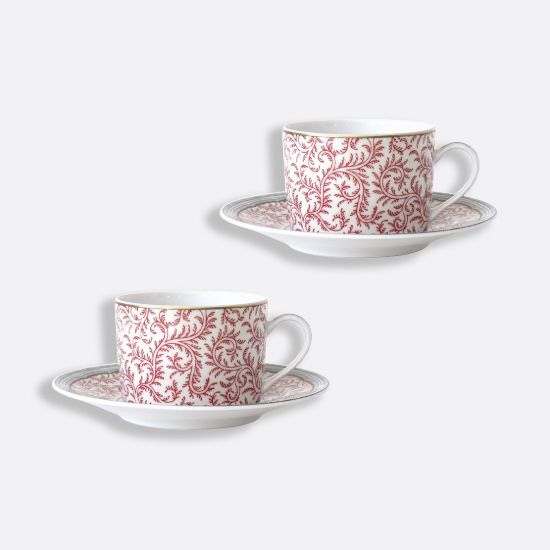Picture of New Set of 2 Tea Cups & Saucers 5 oz