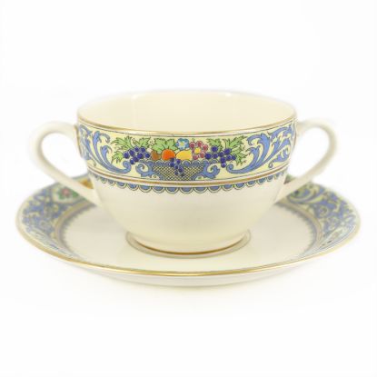 Picture of Cream Soup Cup & Saucer, Flat