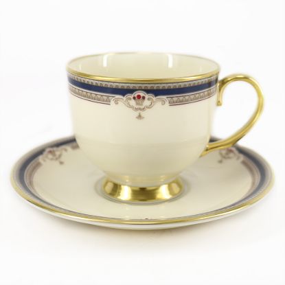 Picture of Tea Cup & Saucer, Footed