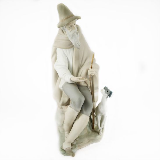 Picture of Lladro 'Beggar with Dog' Figurine