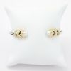 Picture of David Yurman Sterling Silver & 18k Yellow Gold Diamond & Cultured Pearl Cuff Bracelet