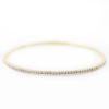 Picture of 14k Yellow Gold Diamond Flexible Bangle Bracelet