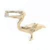 Picture of 14k Yellow Gold Diamond Pelican Pendant