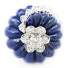 Picture of 18k Two Tone Gold Lapis Lazuli & Diamond Ring