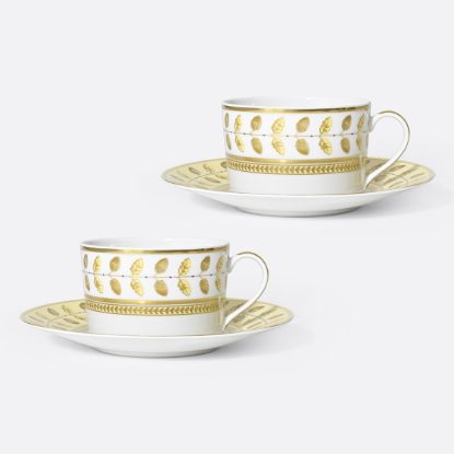 Picture of New Set of 2 Breakfast Cups & Saucers 8.5 oz